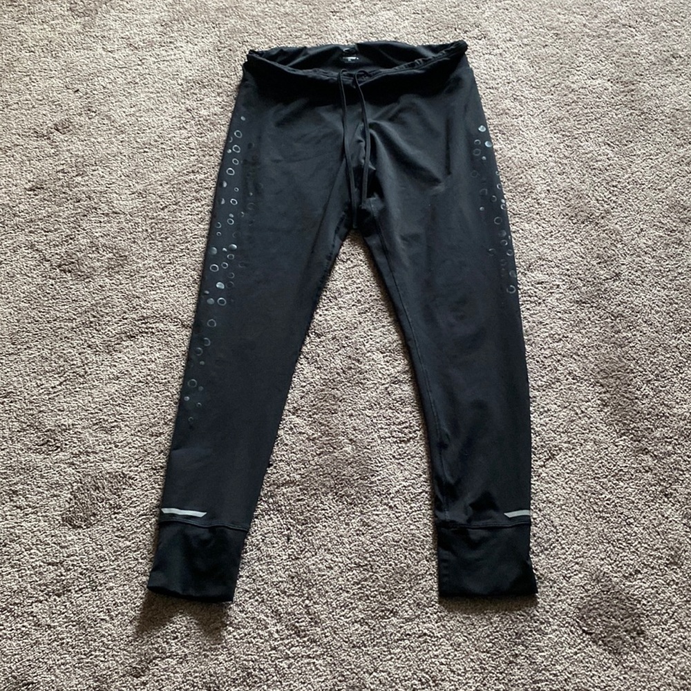 Champion Duo Dry Black Athletic Running Training Leggings SIZE XL